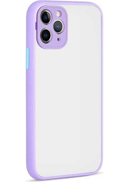 Apple iPhone 12 Pro Uyumlu Kılıf Zore Hux Kapak, Lila