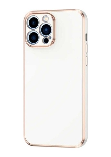 Apple iPhone 12 Pro Uyumlu Kılıf Zore Bark Kapak, Beyaz