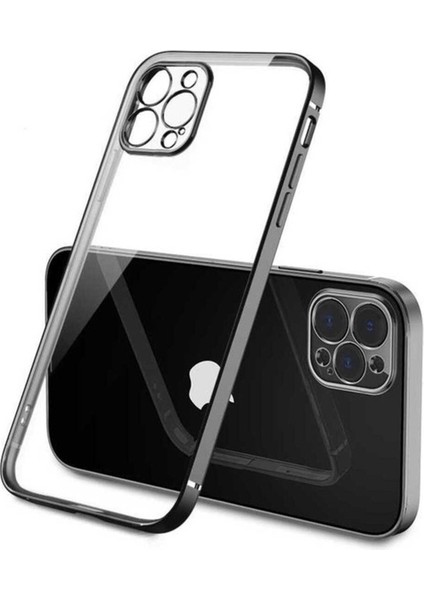 Apple iPhone 12 Pro Uyumlu Kılıf Zore Gbox Kapak, Siyah