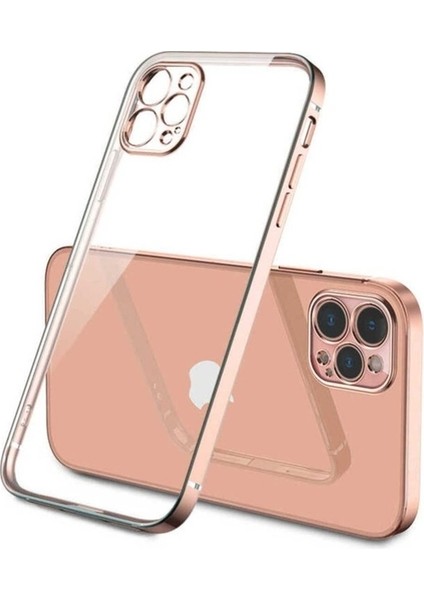 Apple iPhone 12 Pro Uyumlu Kılıf Zore Gbox Kapak, Gold