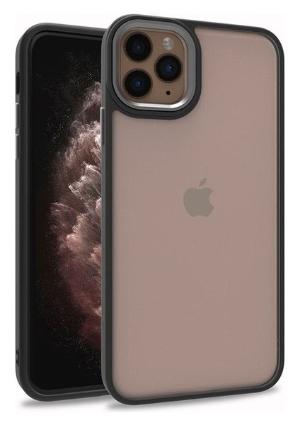 Apple iPhone 12 Pro Uyumlu Kılıf Zore Flora Kapak, Siyah