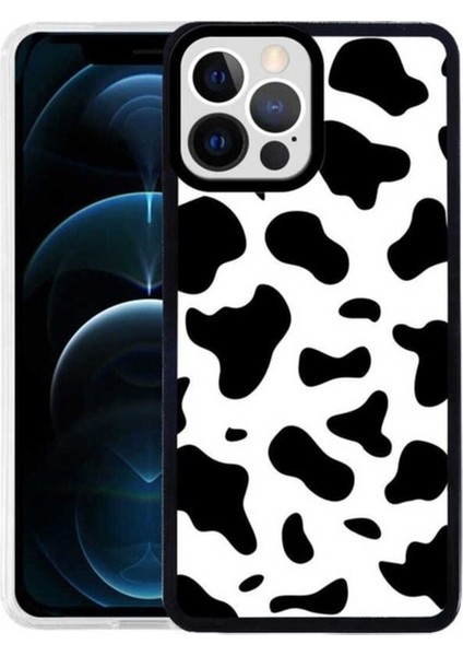 Apple iPhone 12 Pro Uyumlu Kılıf Zore M-Fit Desenli Kapak, Cow No1