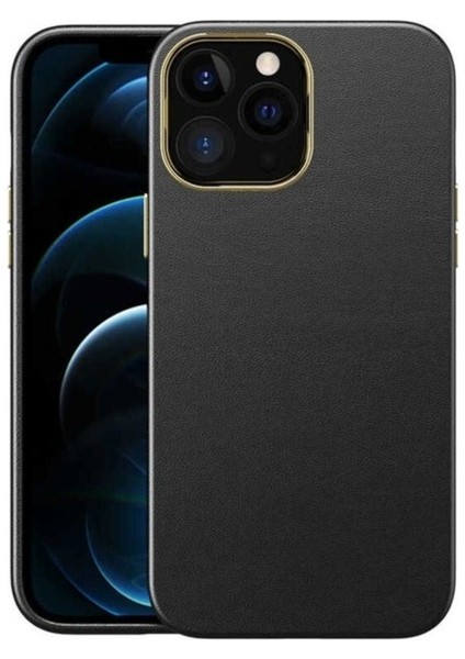 Apple iPhone 12 Pro Uyumlu Kılıf Zore Natura Kapak, Siyah