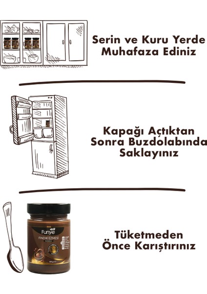 Kakaolu Fındık Ezmesi - (330 Gr) x 3 Adet