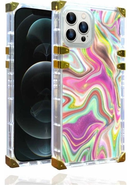 Apple iPhone 12 Pro Uyumlu Kılıf Zore Ples Kapak, Pembe Koyu