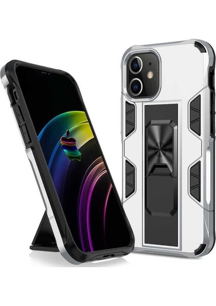 Apple iPhone 12 Pro Uyumlu Kılıf Zore Volve Kapak, Gri