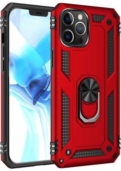 Apple iPhone 12 Pro Uyumlu Kılıf Zore Vega Kapak, Kırmızı
