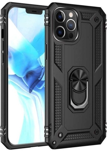 Apple iPhone 12 Pro Uyumlu Kılıf Zore Vega Kapak, Siyah