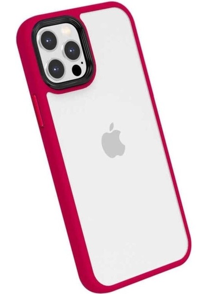 Apple iPhone 12 Pro Uyumlu Kılıf Zore Cann Kapak, Kırmızı