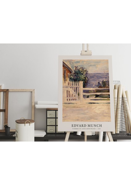 Salon Duvar Dekorasyonu Sanatsal Tablo Edvard Munch Kanvas Tablo Oda Duvar Dekor