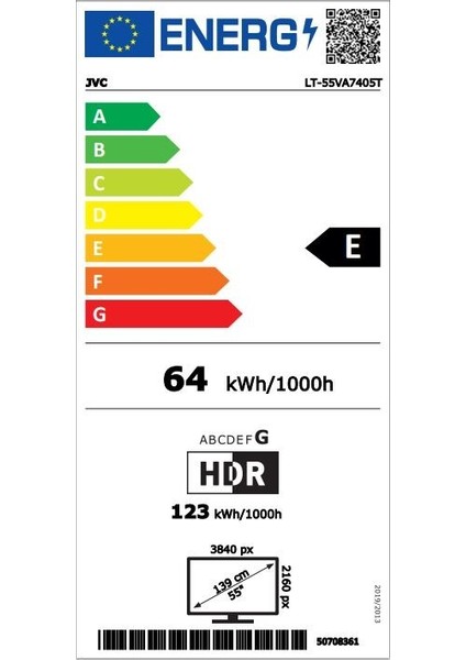 LT-55VA7405T 55" 139 Ekran Uydu Alıcılı 4K Ultra HD Smart LED TV