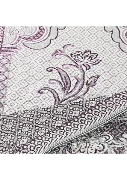 Süper Simli Broker Seccade Lila