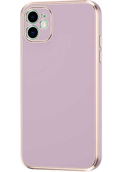 Apple iPhone 12 Uyumlu Kılıf Zore Bark Kapak, Lila