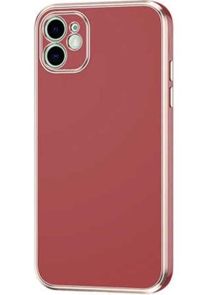 Apple iPhone 12 Uyumlu Kılıf Zore Bark Kapak, Kahverengi