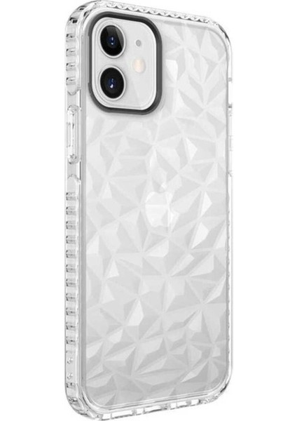 Apple iPhone 12 Uyumlu Kılıf Zore Buzz Kapak, Beyaz