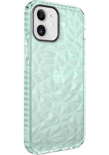 Apple iPhone 12 Uyumlu Kılıf Zore Buzz Kapak, Yeşil
