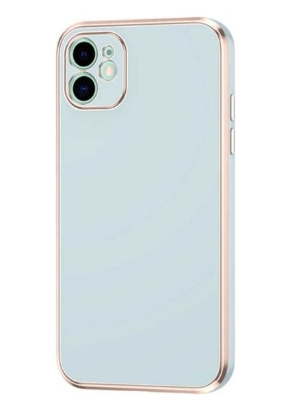Apple iPhone 12 Uyumlu Kılıf Zore Bark Kapak, Mavi Açık