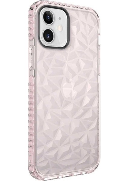 Apple iPhone 12 Uyumlu Kılıf Zore Buzz Kapak, Pembe
