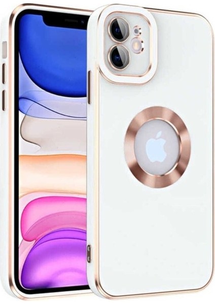 Apple iPhone 12 Uyumlu Kılıf Zore Kongo Kapak, Beyaz