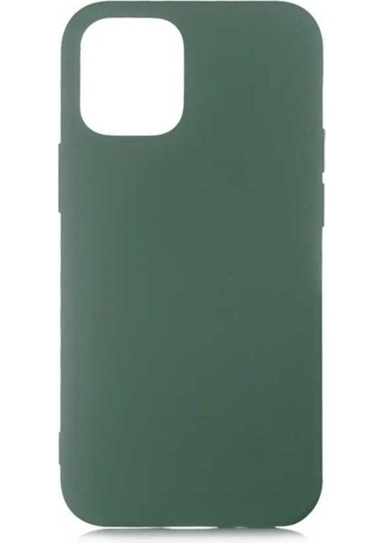 Apple iPhone 12 Uyumlu Kılıf Zore Lsr Lansman Kapak, Koyu Yeşil