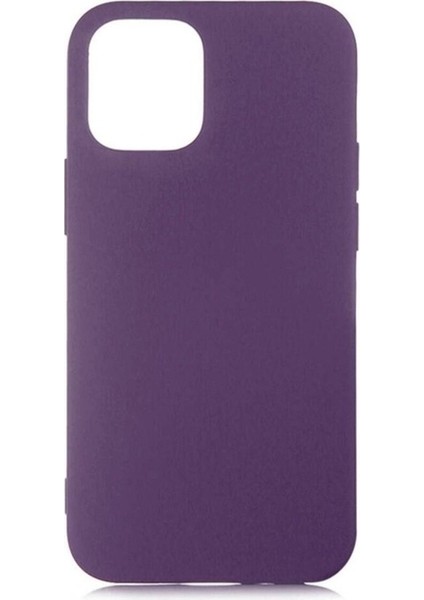 Apple iPhone 12 Uyumlu Kılıf Zore Lsr Lansman Kapak, Derin Mor