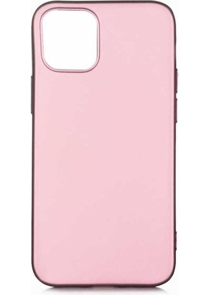 Apple iPhone 12 Uyumlu Kılıf Zore Premier Silikon Kapak, Rose Gold