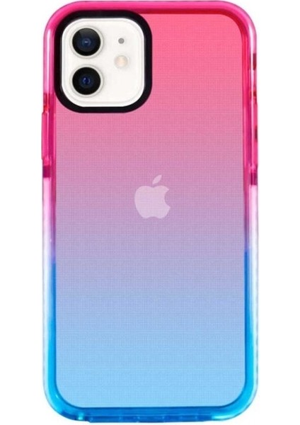 Apple iPhone 12 Uyumlu Kılıf Zore Renkli Punto Kapak