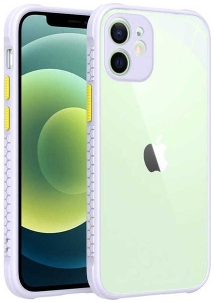 Apple iPhone 12 Uyumlu Kılıf Zore Kaff Kapak, Mor