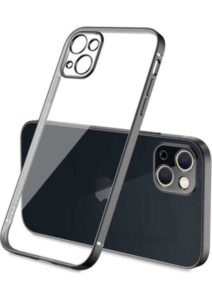 Apple iPhone 13 Mini Uyumlu Kılıf Zore Gbox Kapak, Siyah