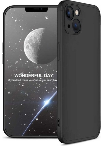 Apple iPhone 13 Mini Uyumlu Kılıf Zore Ays Kapak, Siyah