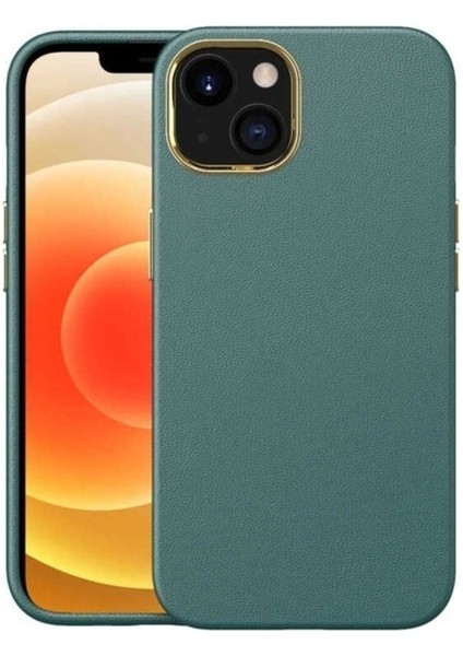 Apple iPhone 13 Mini Uyumlu Kılıf Zore Natura Kapak, Yeşil