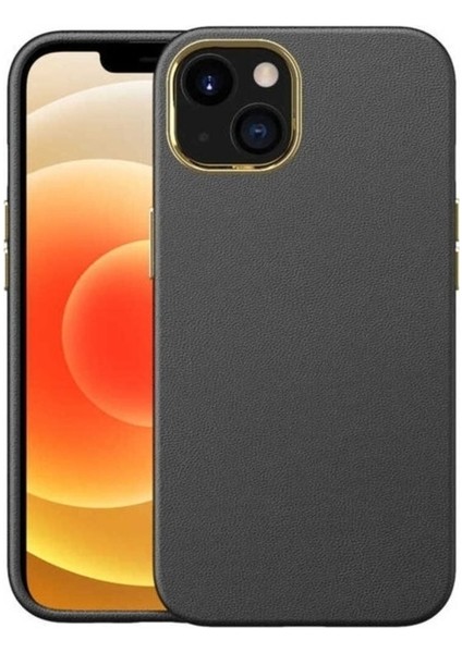 Apple iPhone 13 Mini Uyumlu Kılıf Zore Natura Kapak, Siyah