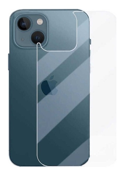 Apple iPhone 13 Mini Uyumlu Zore Back Maxi Glass Temperli Cam Arka Koruyucu
