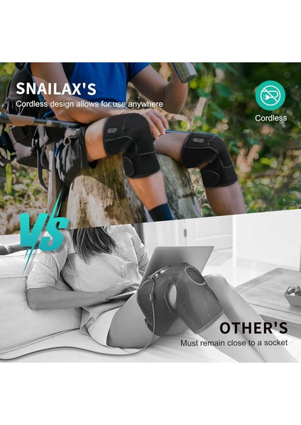 Titreşim Diz Akülü Masaj Aleti, 3'ü 1 Arada Grafen Isıtma Pedi fırsatları