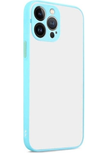 Apple iPhone 13 Pro Max Uyumlu Kılıf Zore Hux Kapak, Turkuaz