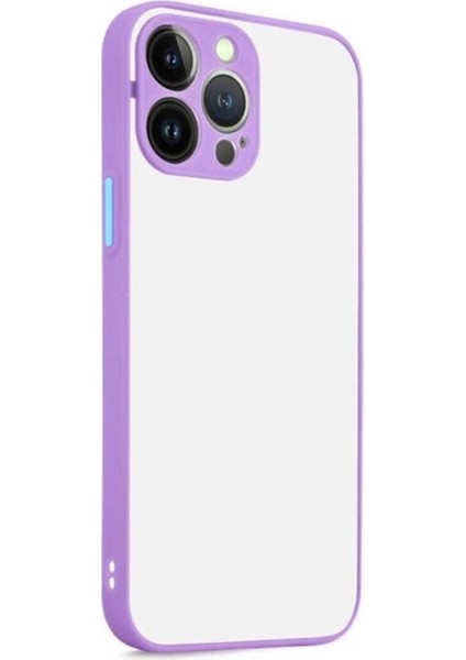 Apple iPhone 13 Pro Max Uyumlu Kılıf Zore Hux Kapak, Lila