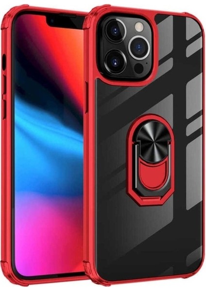 Apple iPhone 13 Pro Max Uyumlu Kılıf Zore Mola Kapak, Kırmızı