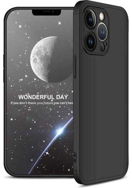 Apple iPhone 13 Pro Max Uyumlu Kılıf Zore Ays Kapak, Siyah