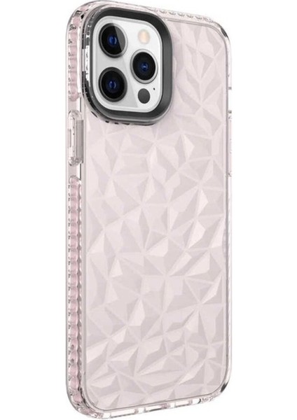 Apple iPhone 13 Pro Max Uyumlu Kılıf Zore Buzz Kapak, Pembe
