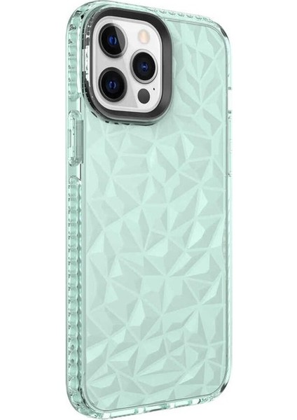 Apple iPhone 13 Pro Max Uyumlu Kılıf Zore Buzz Kapak, Yeşil