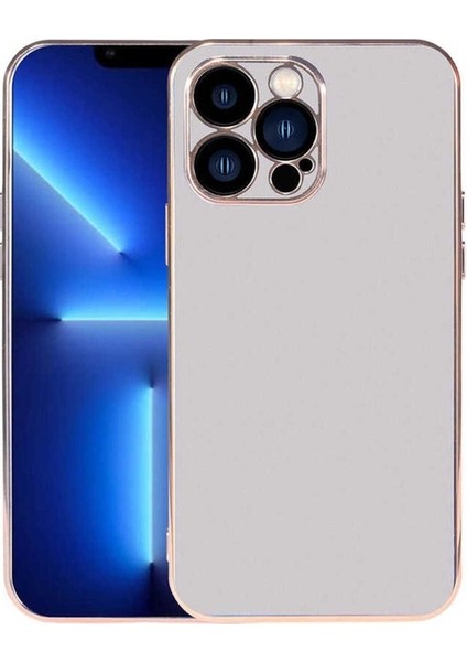 Apple iPhone 13 Pro Uyumlu Kılıf Zore Viyana Kapak, Gümüş