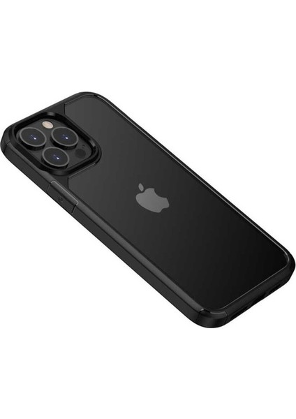 Apple iPhone 13 Pro Max Uyumlu Kılıf Zore Roll Kapak, Siyah
