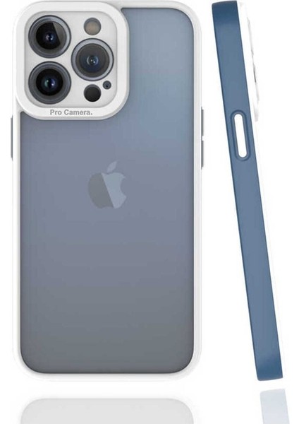 Apple iPhone 13 Pro Uyumlu Kılıf Zore Mima Kapak, Lacivert