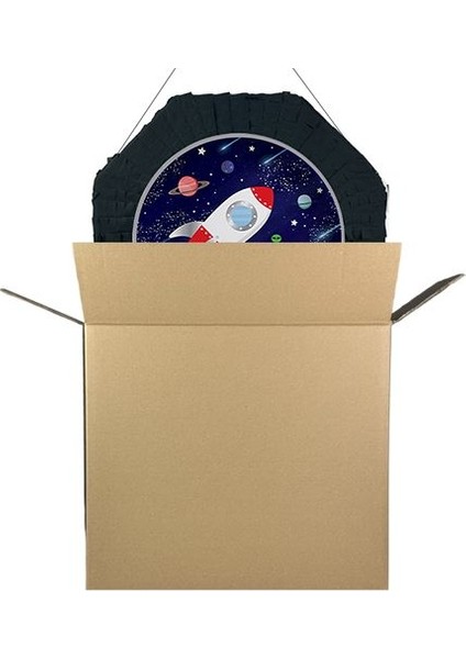 Uzay Pinyata 42 cm + Sopası fiyatları