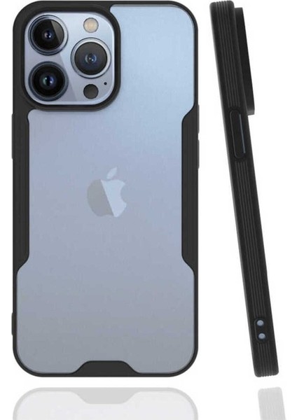 Apple iPhone 13 Pro Uyumlu Kılıf Zore Parfe Kapak, Siyah