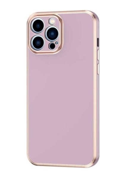 Apple iPhone 13 Pro Uyumlu Kılıf Zore Bark Kapak, Lila