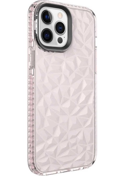 Apple iPhone 13 Pro Uyumlu Kılıf Zore Buzz Kapak, Pembe