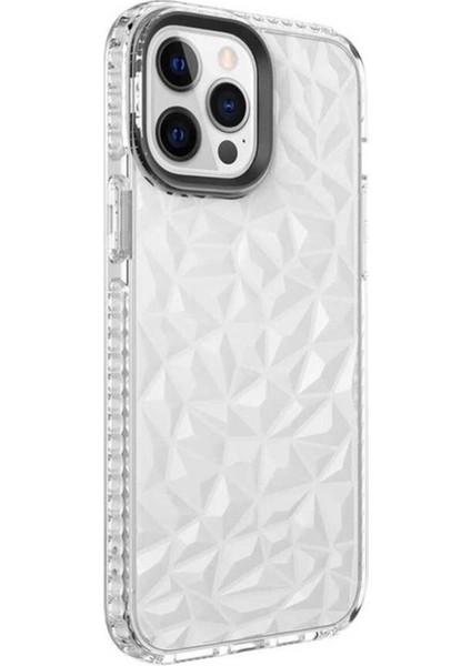 Apple iPhone 13 Pro Uyumlu Kılıf Zore Buzz Kapak, Beyaz