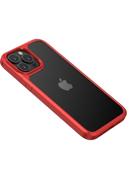 Apple iPhone 13 Pro Uyumlu Kılıf Zore Roll Kapak, Kırmızı