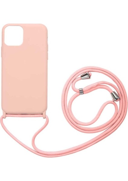 Apple iPhone 13 Pro Uyumlu Kılıf Zore Ropi Kapak, Pembe Açık